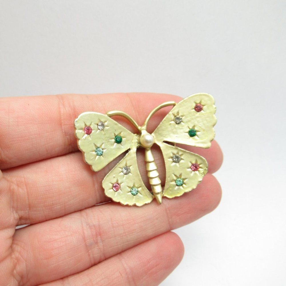 Vintage Butterfly Brooch
